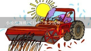 小松挖掘机PC110-7多少钱啊