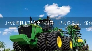 jcb挖掘机有75这个车型没，以前没见过，还有这个车