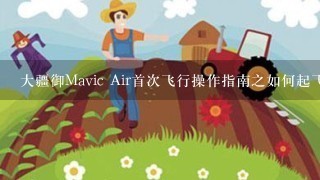 大疆御Mavic Air首次飞行操作指南之如何起飞？