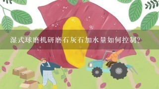 湿式球磨机研磨石灰石加水量如何控制？