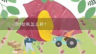 三一205挖机怎么样？