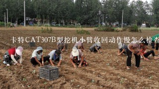 卡特CAT307B型挖机小臂收回动作慢怎么检查处理？