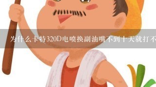 为什么卡特320D电喷换副油嘴不到十天就打不着火,用启动液能着火?急!!!谢谢大家!