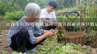 山西斗山260挖掘机包月，挖斗跟破碎锤分别是几万？如果按8小时1个台班又是多少钱？