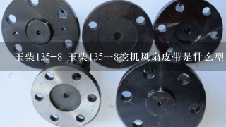 玉柴135-8 玉柴13518挖机风扇皮带是什么型号？